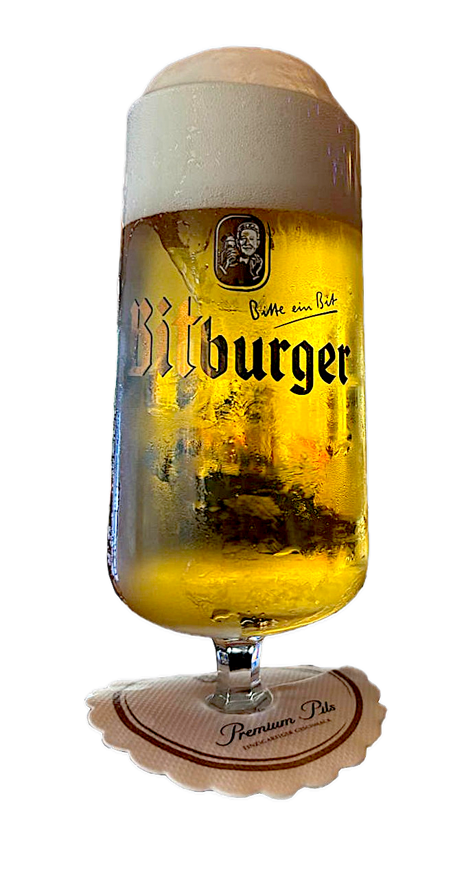 Bitburger Glas